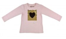 Μπλούζα μακρυμάνικη για κορίτσι Heart Εβίτα 9168 ροζ