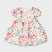 Φόρεμα αμπιγιέ σταμπωτό Νεογέννητο κορίτσι 21-01828-021