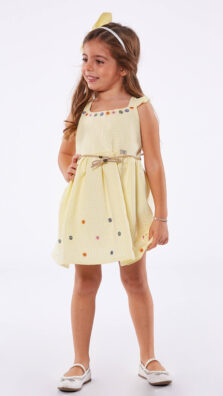 Παιδικό Φόρεμα Εβίτα 226295 Κίτρινο Κορίτσι