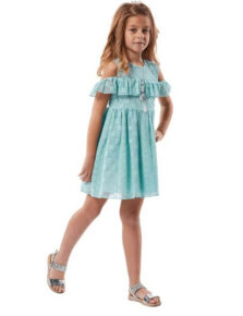 Παιδικό Φόρεμα Εβίτα 226006 Μέντα