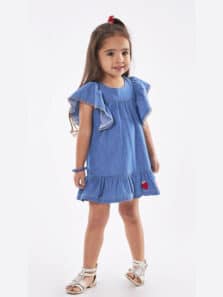 Εβίτα 238271 Παιδικό Φόρεμα Τζιν Μπλε